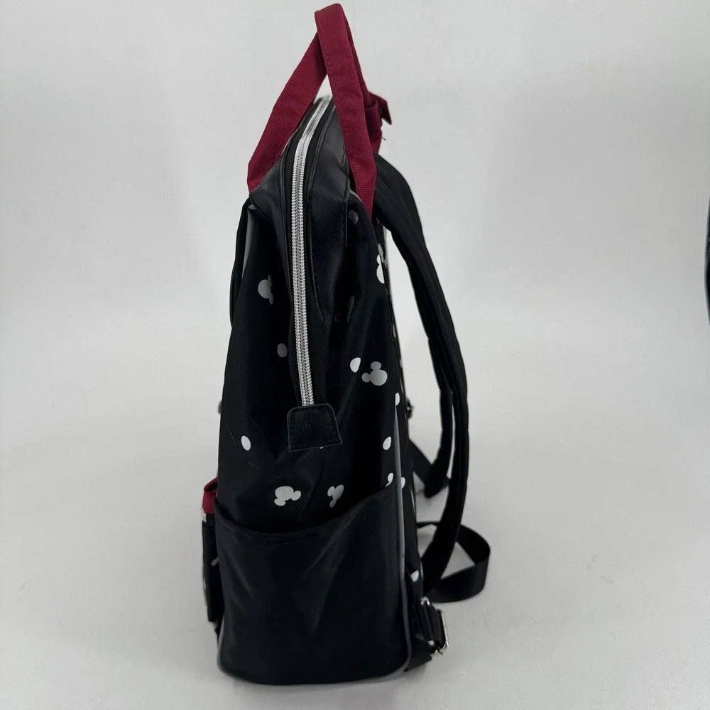 Disney Mickey Mouse Backpack Peek-A-Boo Polka Dot‎ Zip Close Travel Diaper Bag